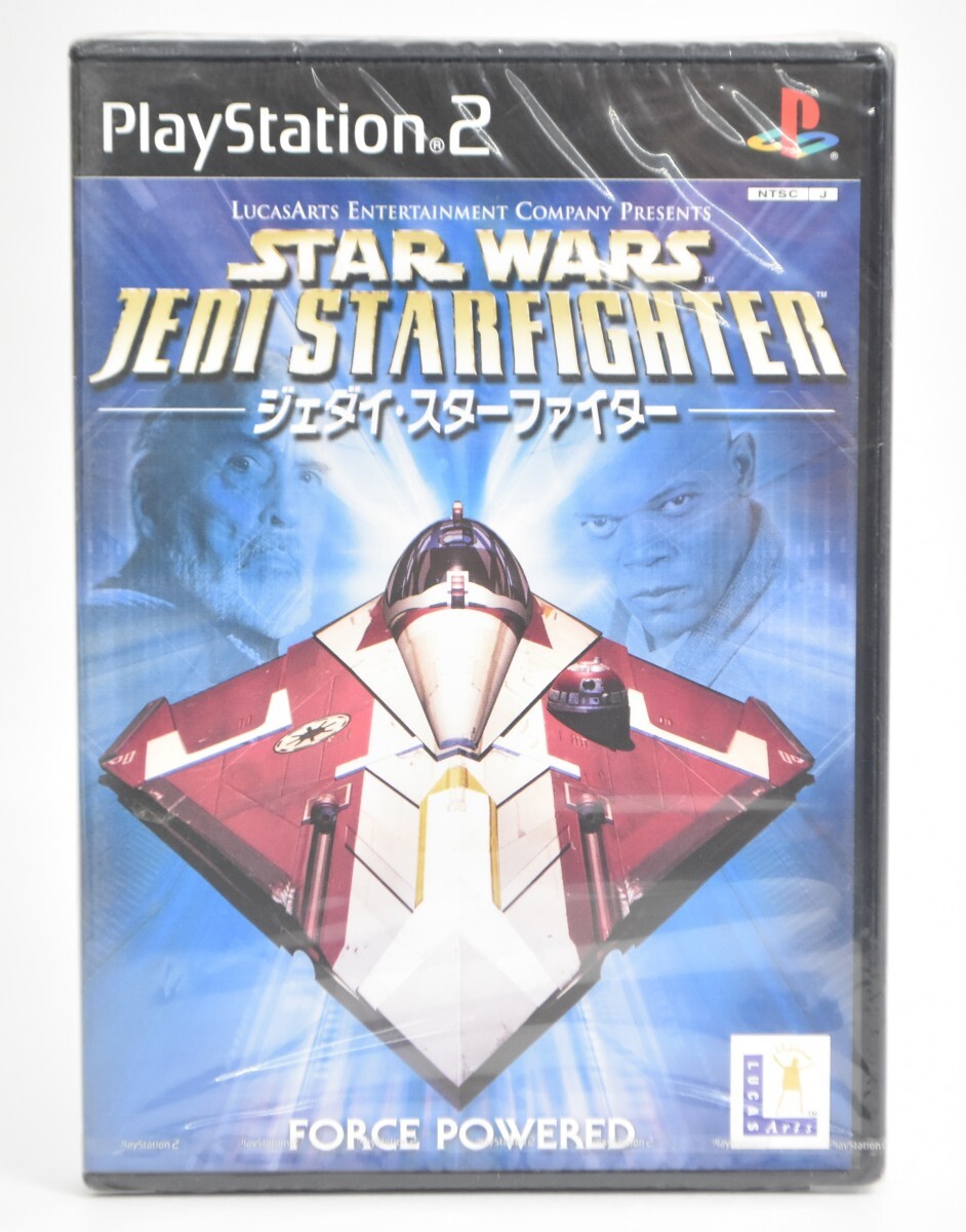 未開封 PS2 ソフト スター・ウォーズ ジェダイ スターファイター STAR WARS FORCE POWERED プレステ2 ゲームソフト RT-438G/012