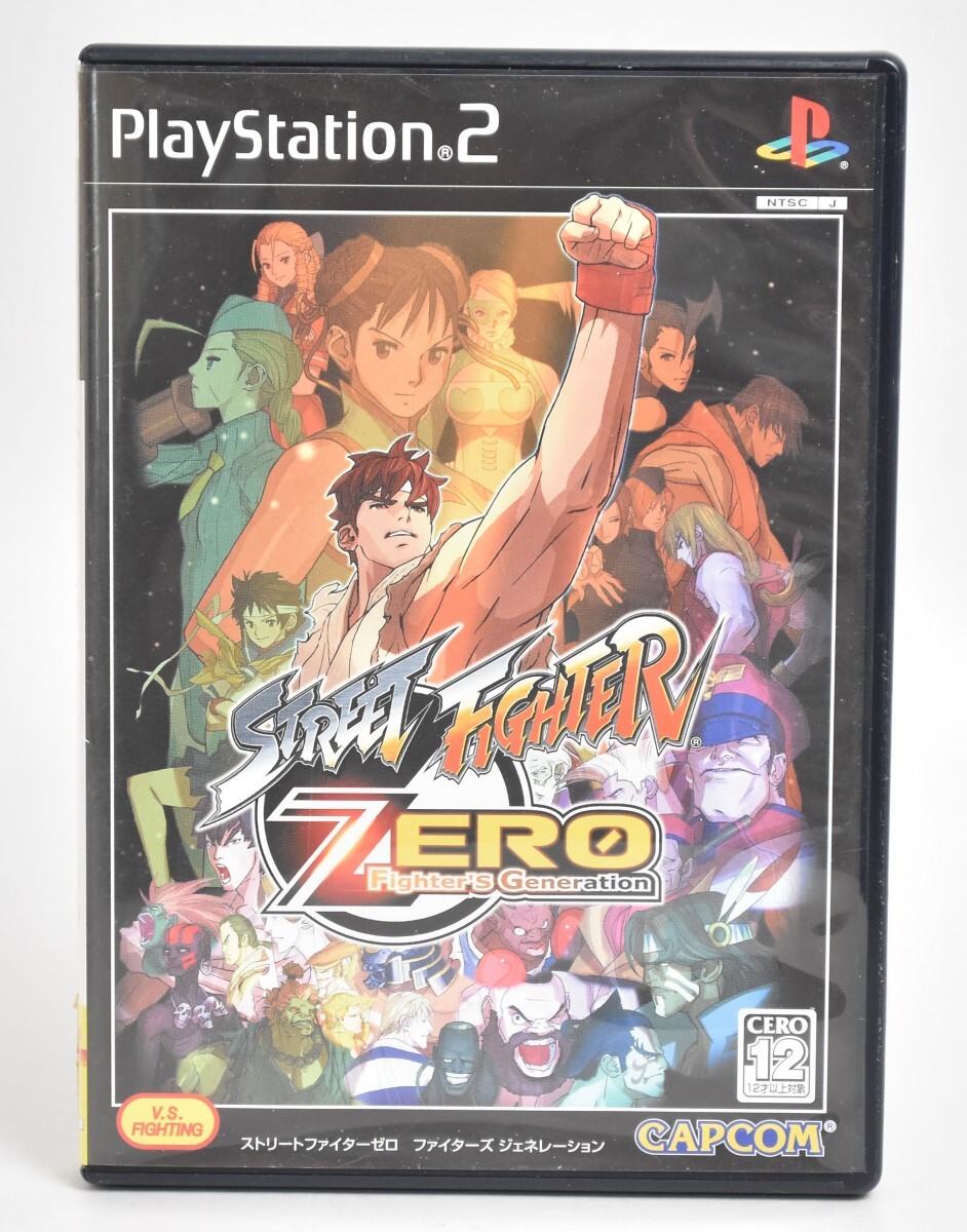 動作品 PS2 ソフト ストリートファイターZERO ファイターズ ジェネレーション 対戦格闘ゲーム カプコン プレステ ゲームソフト RT-429G/012