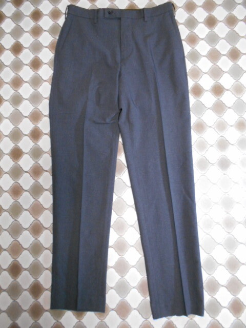 UNIQLOユニクロ　春夏用パンツ　スラックス　ビジネス　就活用　ダークグレー　W73　レングス76　01-32-6N022B