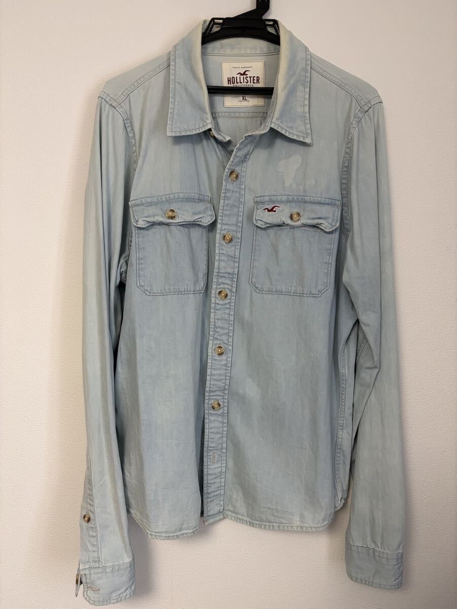 ホリスター デニムシャツ 長袖シャツ XL