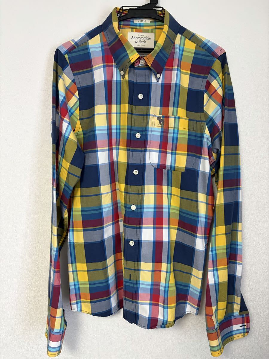 Abercrombie アバクロ チェックシャツ 長袖シャツ XL