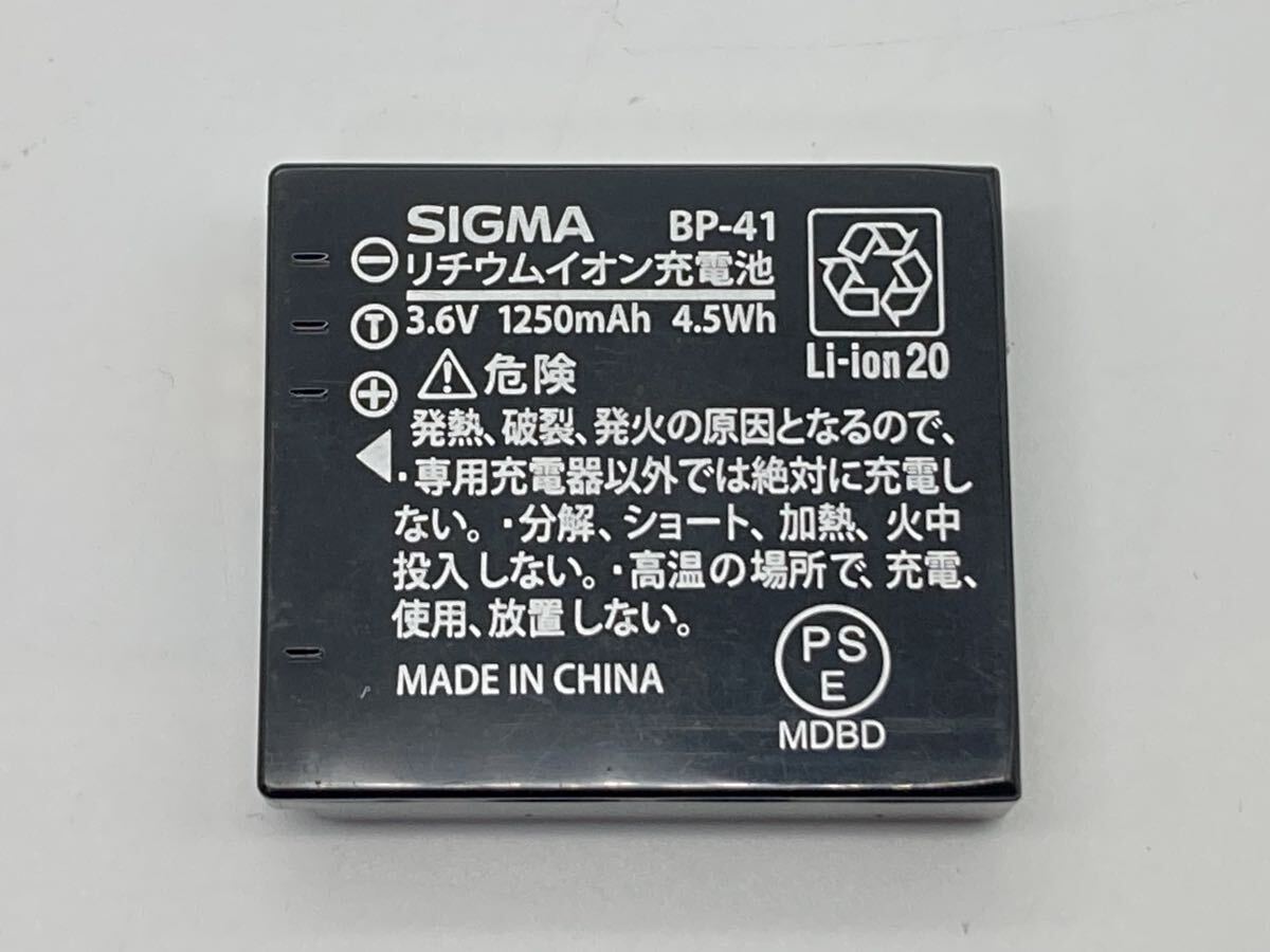 ★送料無料★SIGMA BP-41 シグマ バッテリー 現状渡し B695