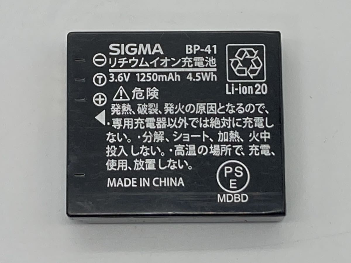 ★送料無料★SIGMA BP-41 シグマ バッテリー 現状渡し B696