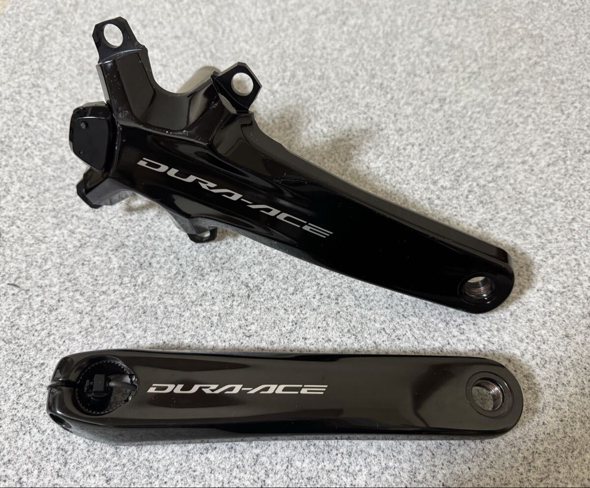 両脚計測クランク型パワーメーターのDURA-ACE（デュラエース） FC-R9200-P 175mm SHIMANO シマノ パワーメーター ペダリングモニター 9200P