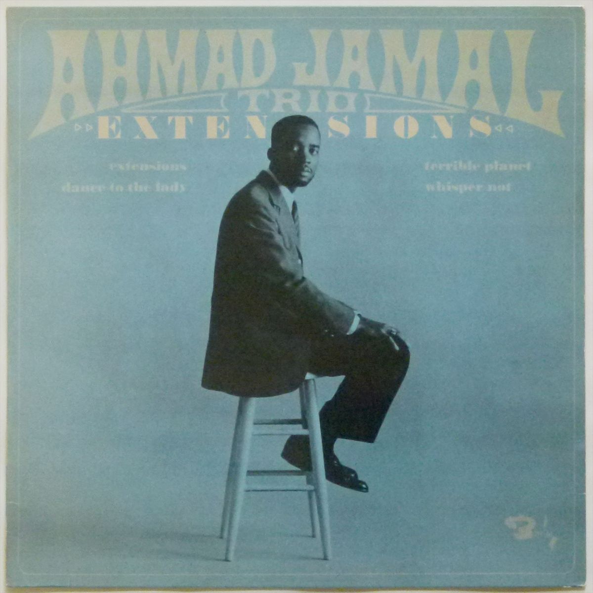 【フランス・オリジナル】EXTENSIONS / Ahmad Jamal Trio★深溝/フラット・ディスク★