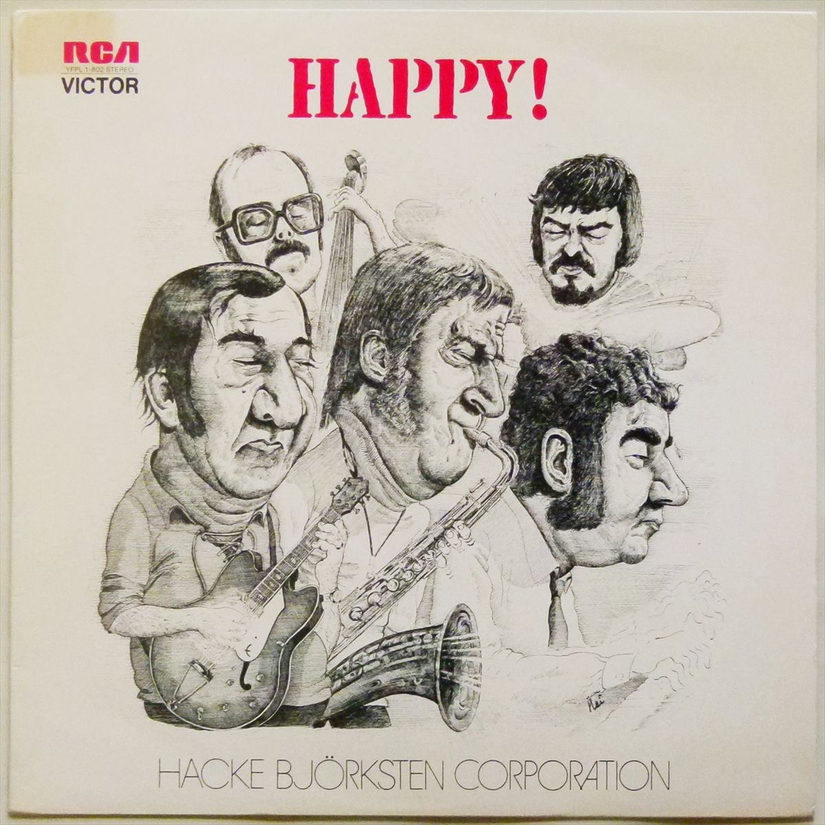 【ドイツ・オリジナル】HAPPY! / Hacke Bjorksten Corporation★深溝★