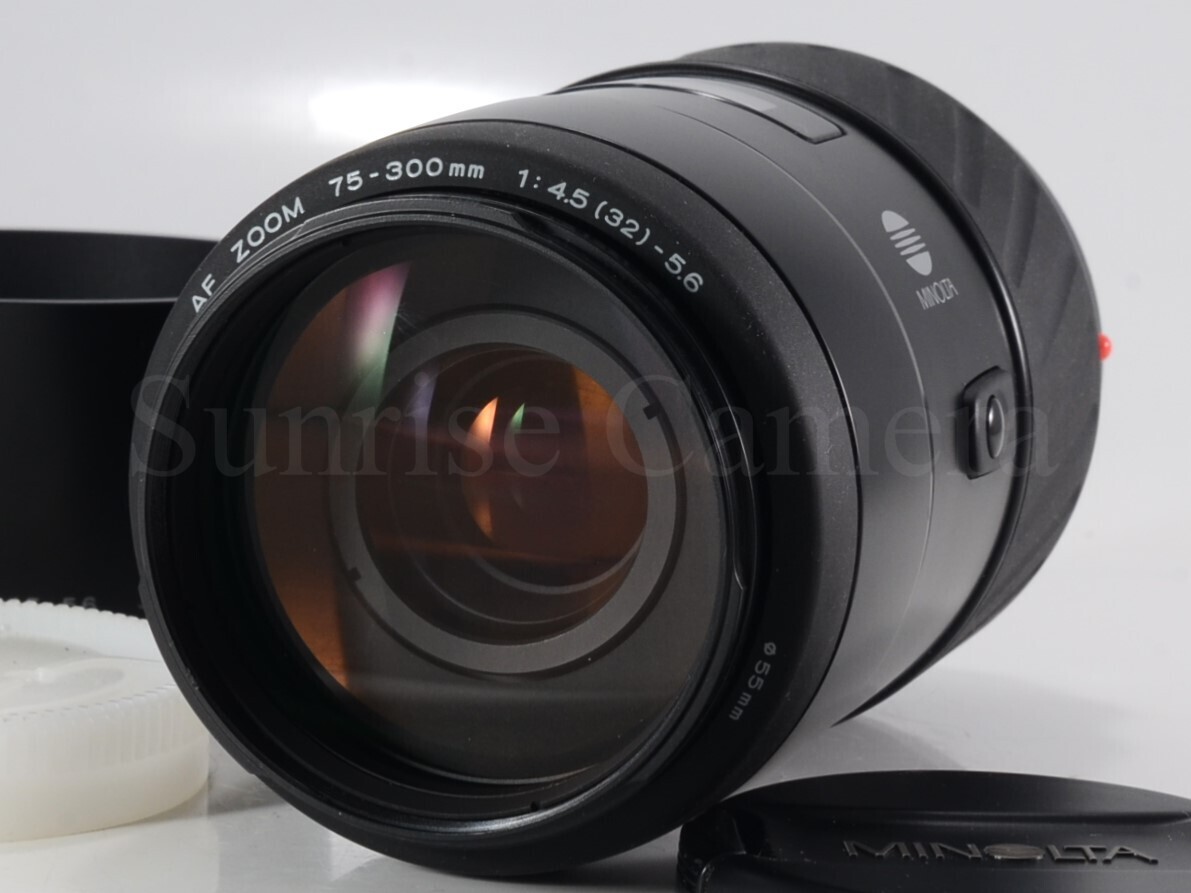 [美品] MINOLTA（ミノルタ）AF 75-300mm F4.5-5.6 Aマウント（61138）