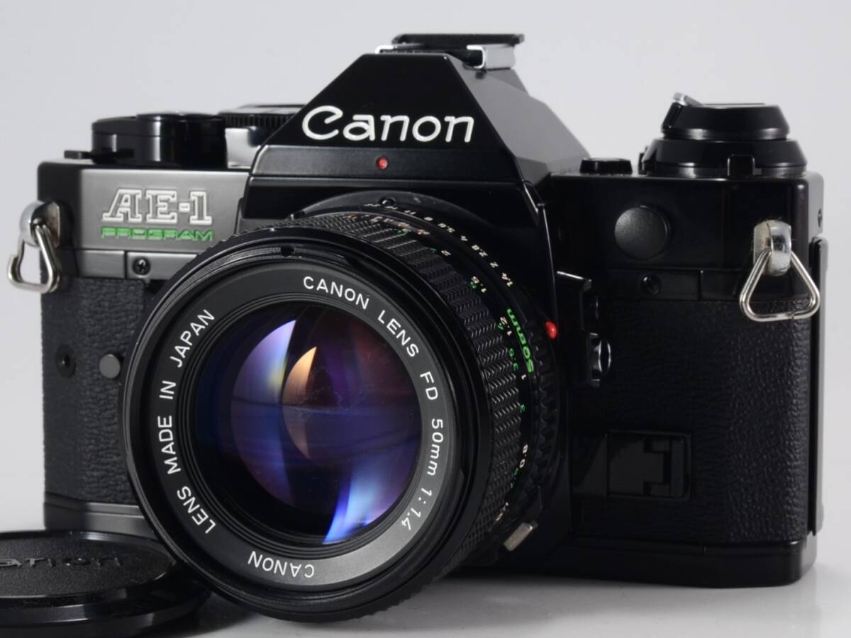 [並品] Canon（キャノン）AE-1 PROGRAM ブラック / New FD 50mm F1.4（61184）