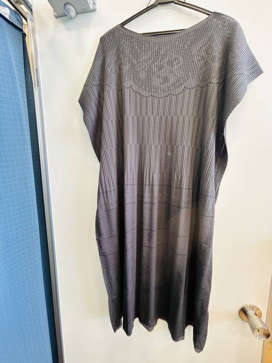 　M.＆KYOKO エムアンドキョウコ 　ワンピース　チュニック　洋服　服　半袖　ノースリーブ　グレー　定価24200税込み