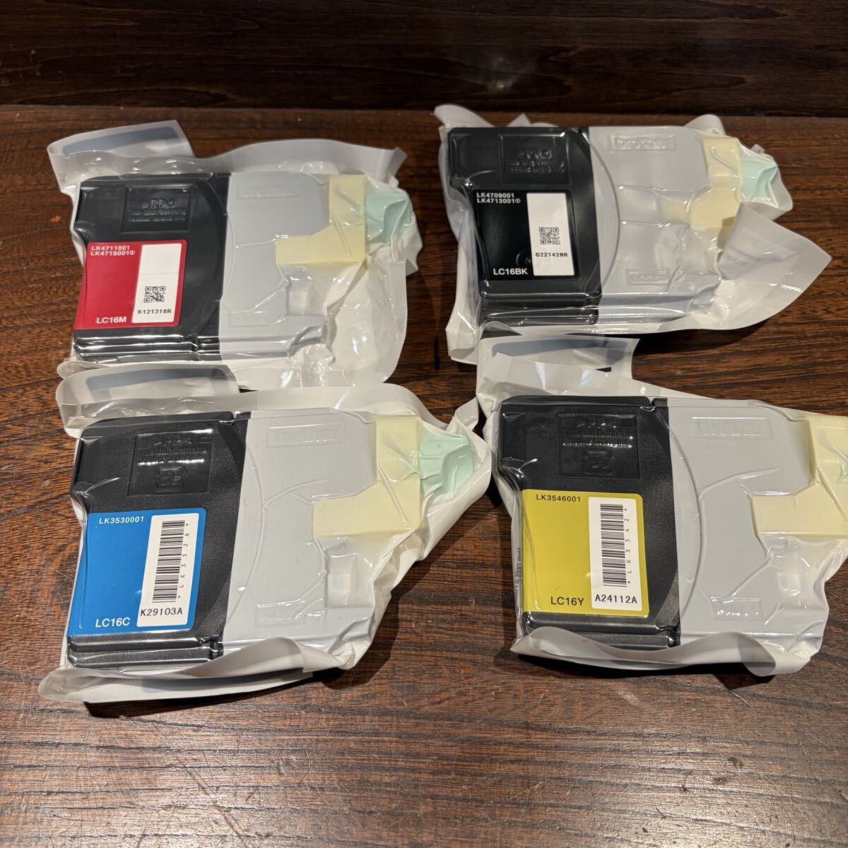 brother ブラザー　純正インクカートリッジ　LC16-4PK LCBK16 LCY16 LCM16 LCC16 ブラック　イエロー　マゼンタ　シアン　4色セット