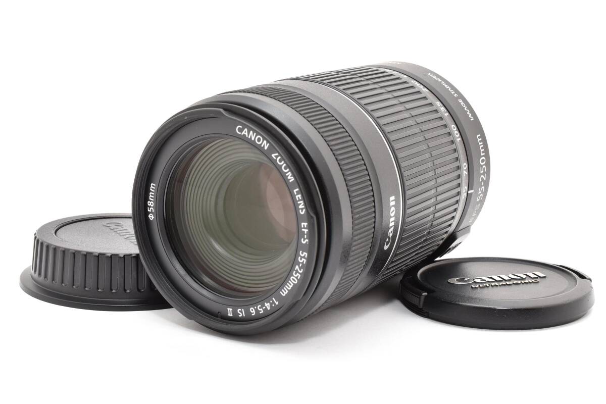 【美品】Canon EF-S 55-250mm F4-5.6 IS II キャノン #3661