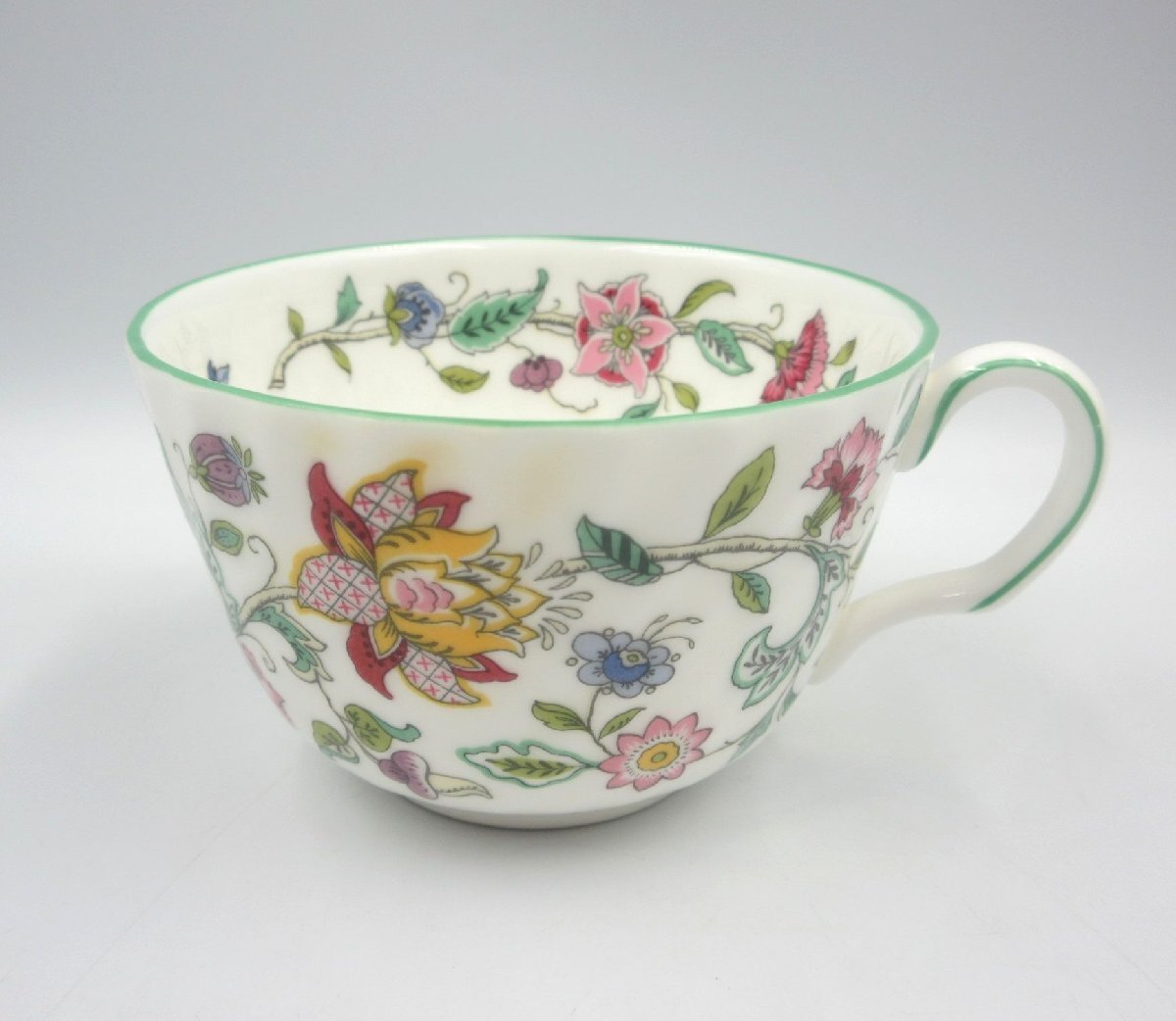 ★◇ MINTON ミントン ハドンホール カップ 1客 花柄 グリーン 中古品