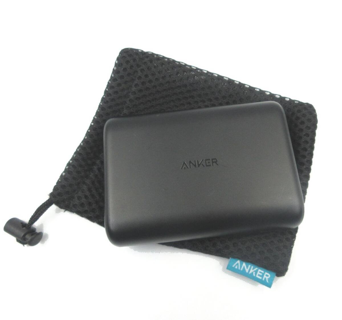 ★◇ Anker PowerCore 15000 Redux A1242 モバイルバッテリー PowerIQ 搭載 2ポート アンカー PSE ブラック 黒 中古品 ケース付き