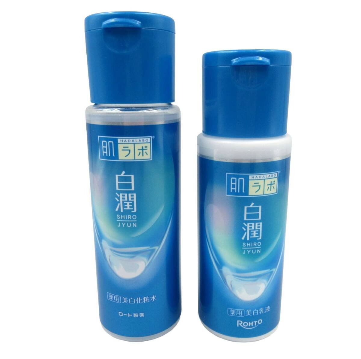 ★◇【即決有】 白潤 美白化粧水 170ml 美白乳液 140ml 肌ラボ 2本セット 2回のみ使用 残量たっぷり