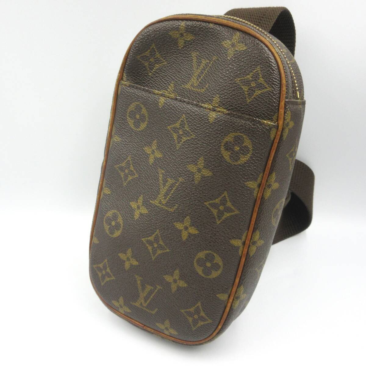 ★◎LOUIS VUITTON ルイヴィトン モノグラム ポシェット・ガンジュ M51870 ショルダーバッグ ウエストポーチ 肩掛け 中古