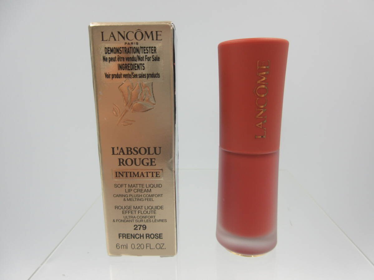 ★◇【即決有】 LANCOME ランコム L'ABSOLU ROUGE INTIMATTE ラプソリュ ルージュ インティマット 279 フレンチローズ マットリップ 未使用