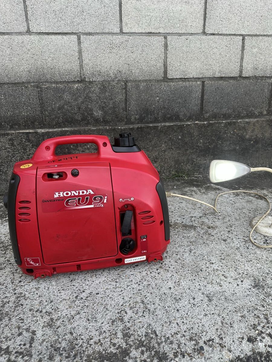 （動作確認済み）インバーター発電機 HONDA EU9i エンジンOK！#444