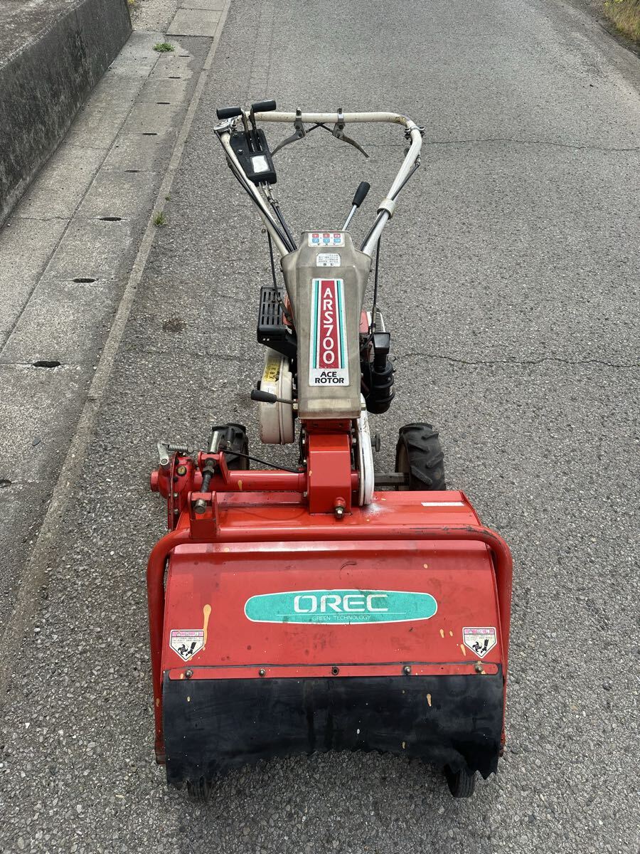 （動作確認済み）OREC耕うん機 ARS700、三菱製エンジン GM231、最大出力 7.0 馬力、エンジン良好！（発送可能）