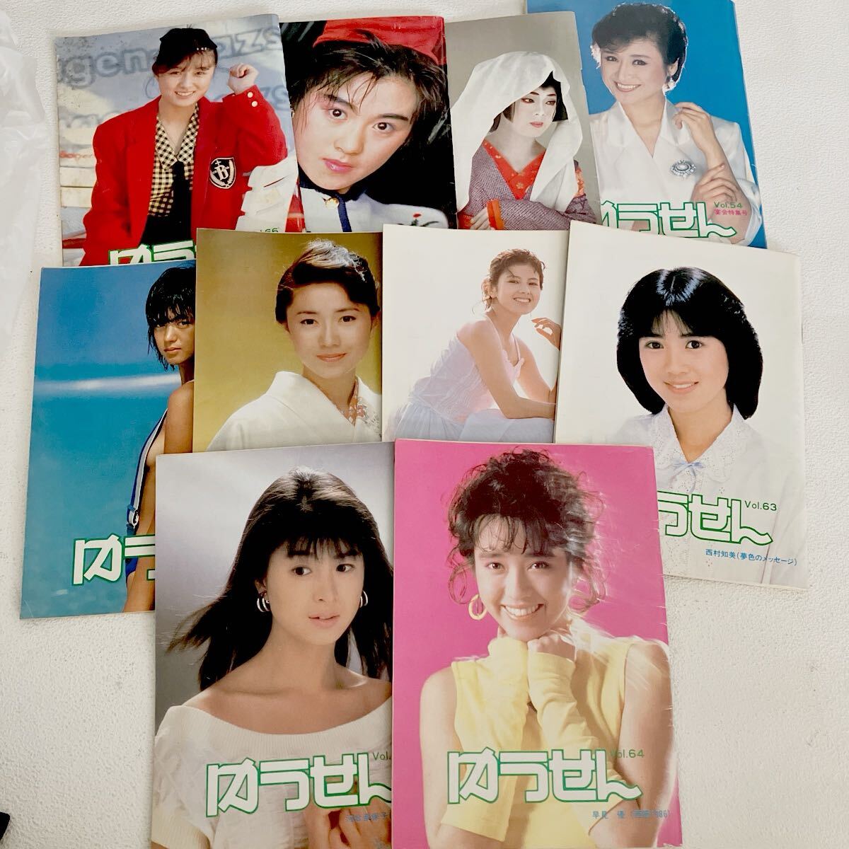 e620 ゆうせん YUSEN SONG BOOK まとめて 10冊 80年代 歌詞 カラオケ 当時物 国生さゆり 山瀬まみ 石川さゆり 小林幸子 アイドル
