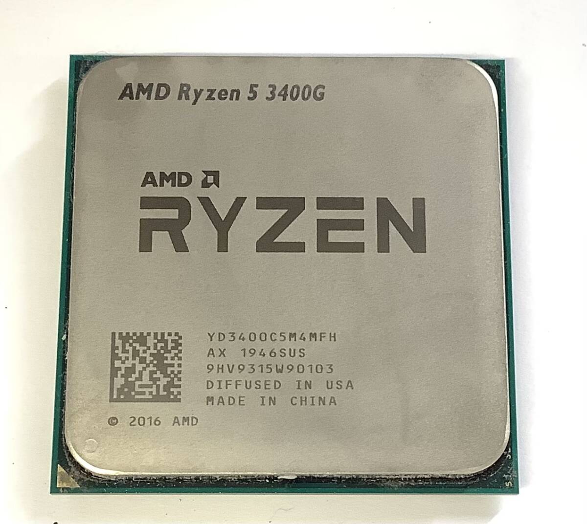 K8051341 AMD Ryzen 5 3400G CPU 1点【中古動作品】
