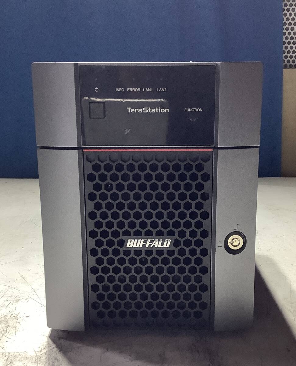 K80502310 BUFFALO TeraStation TS3410DN1204 1点 (CPU 不明/メモリ 不明/HDD なし)【通電OK】080606