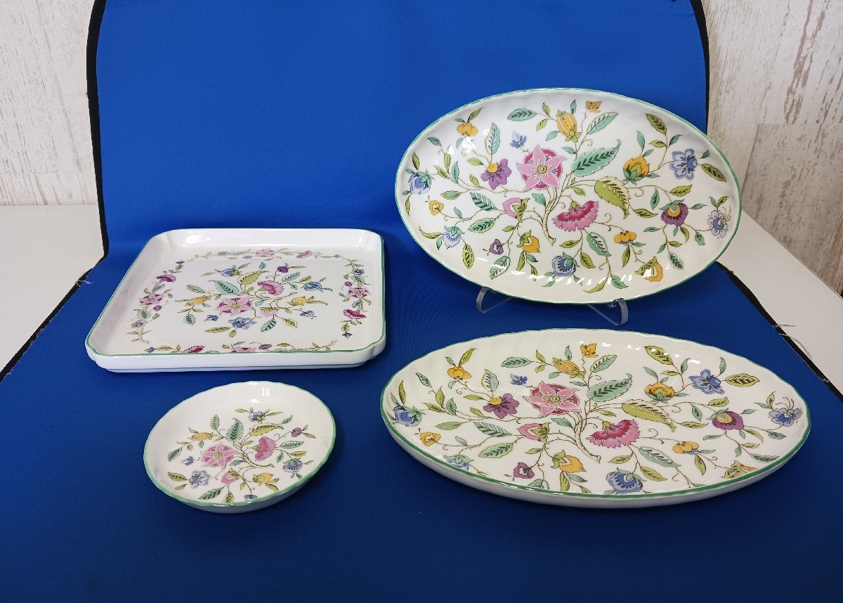 MINTON ミントン　ハドンホール　プレートおまとめ4点セット（現状品）