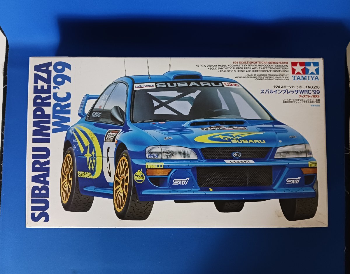 TAMIYA タミヤ　1/24 スポーツカーシリーズ　スバルインプレッサWRC'99　ディスプレイモデル（未組立品）