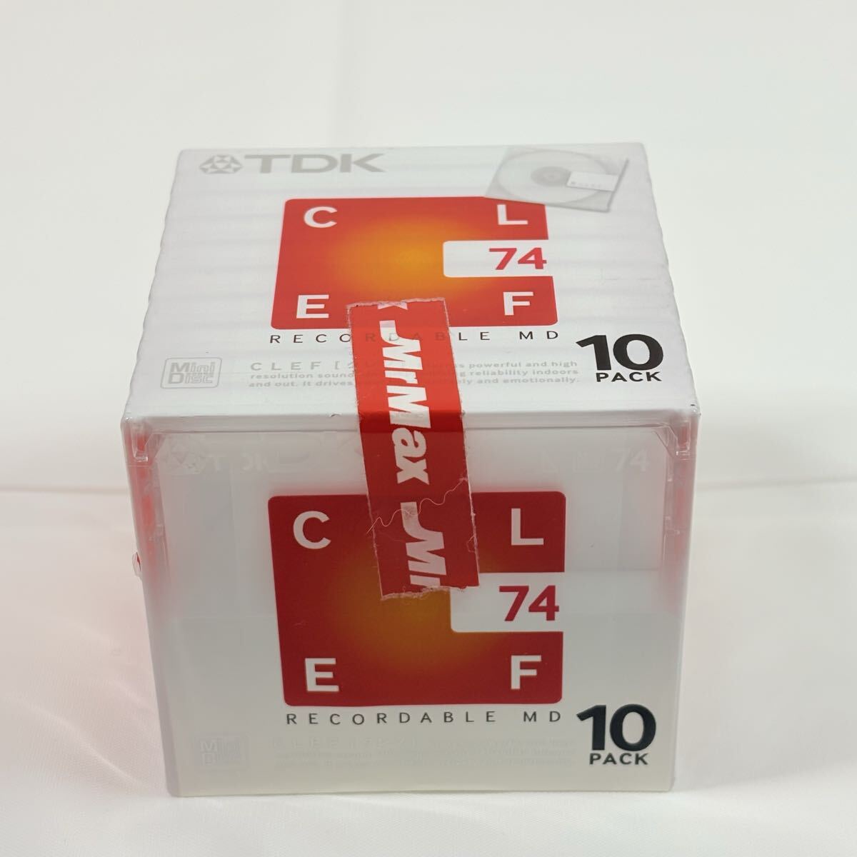 未開封品　TDK CLEF 74 MD ミニディスク　10PACK 記録媒体　レトロ　当時物