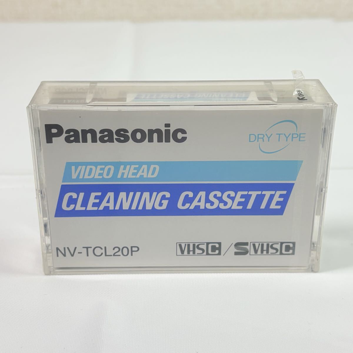 未開封品　Panasonic パナソニック ビデオヘッドクリーニングカセット　VHS C NV-TCL20P 