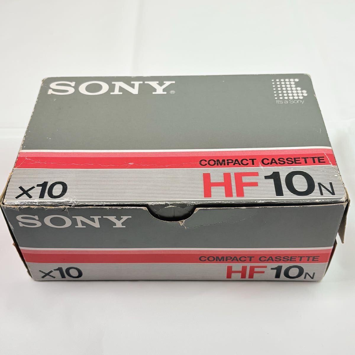 未開封品　SONY HF 10n カセットテープ　×10 箱付き　ソニー　記録媒体　レトロ　当時物
