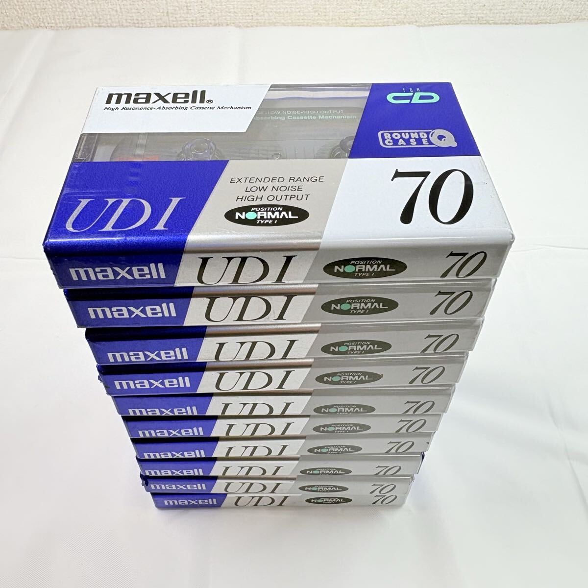 未開封品　maxell UD1 70 カセットテープ　10点まとめ　マクセル　記録媒体　レトロ　当時物　保管品
