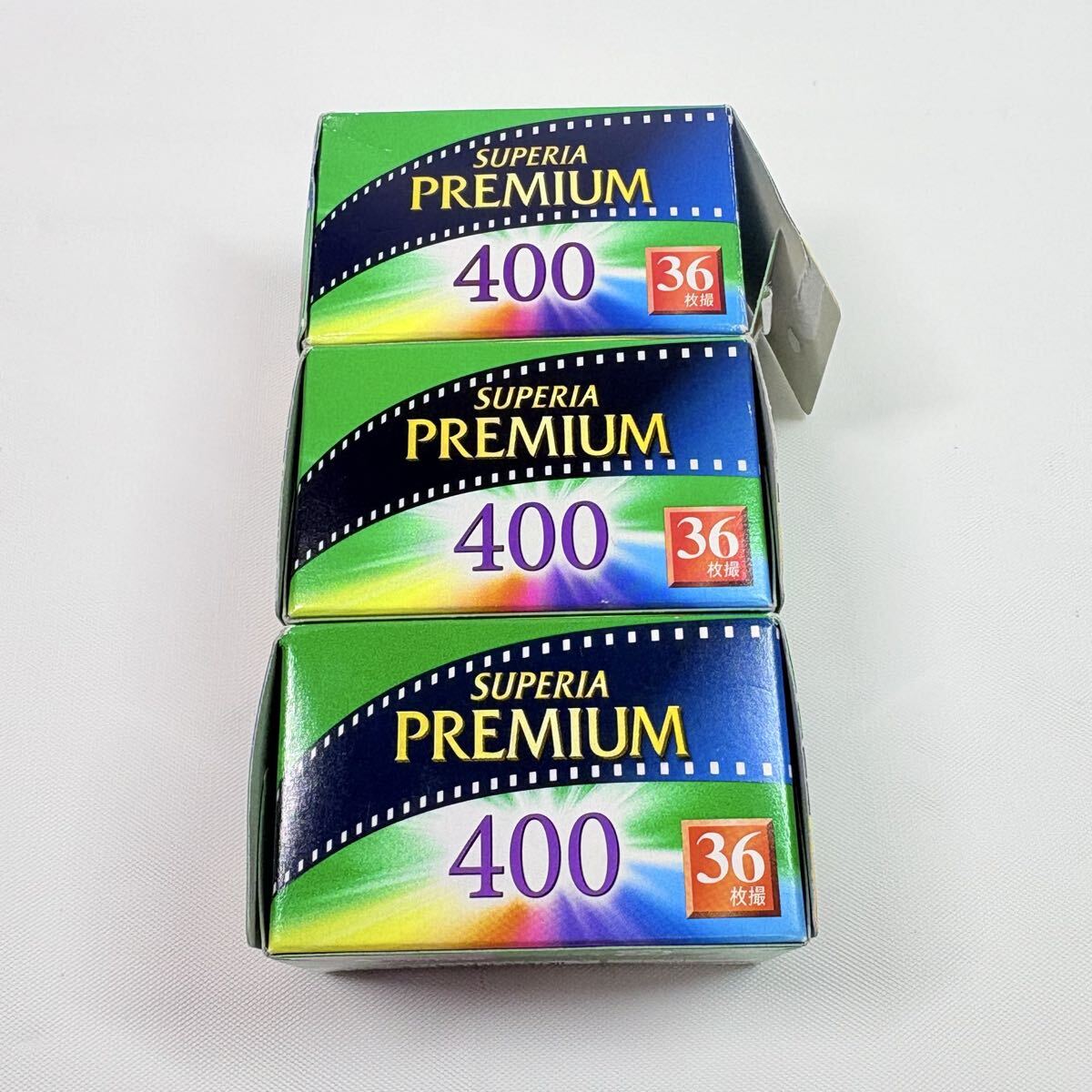 未使用　FUJIFILM SUPERIA PREMIUM 400 36枚撮り　3点　カメラフィルム　期限切れ