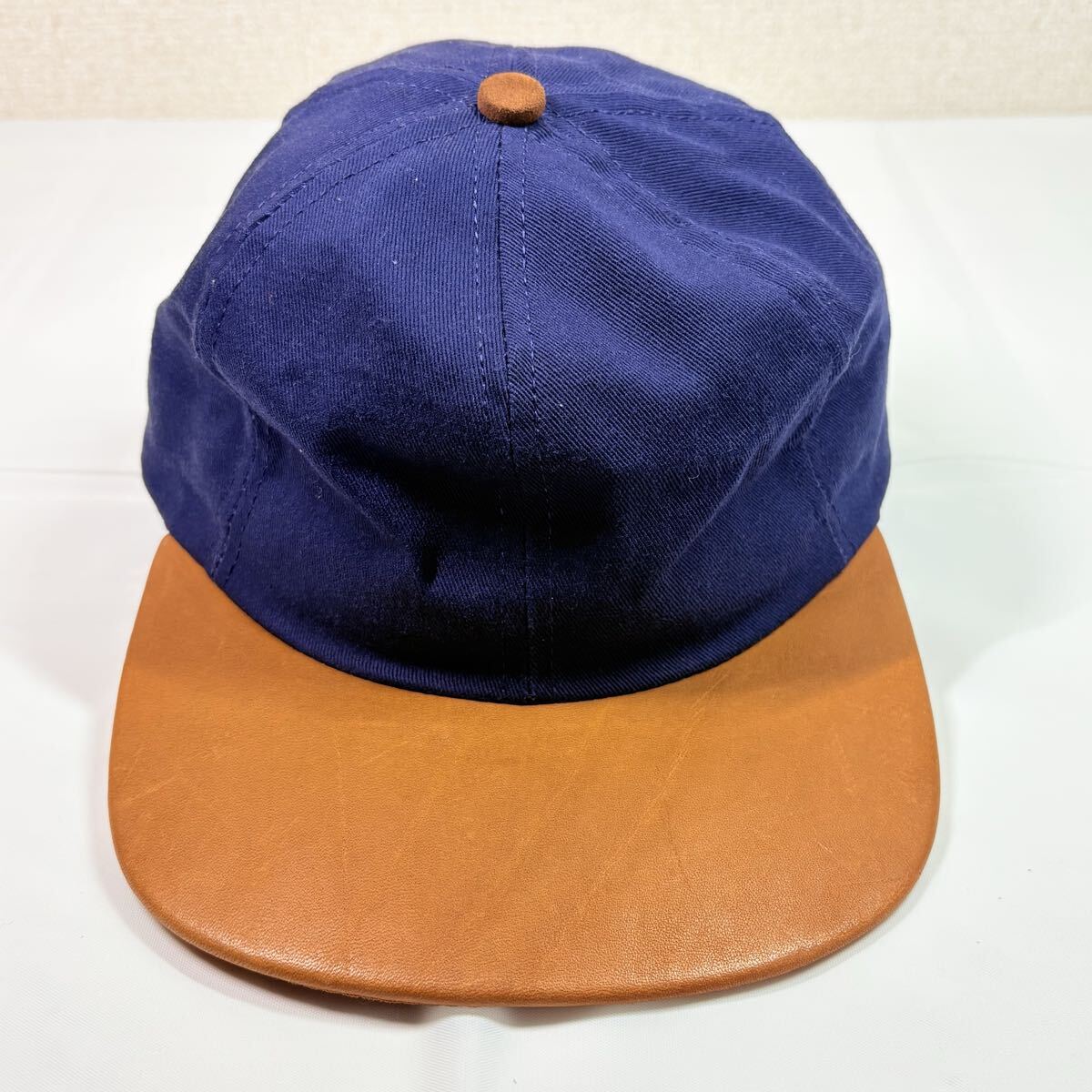 COACH コーチ ヴィンテージ キャップ オールドコーチ　90s アメリカ製　帽子　ネイビー　メンズ　レディース　古着