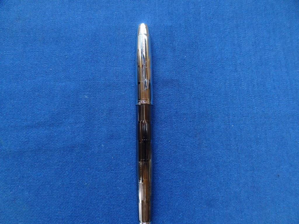 PARKER パーカー 万年筆 シルバーメタル