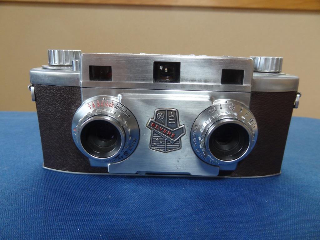 REVERE STEREO 33 35mm 1:3.5 ステレオカメラ 中古品