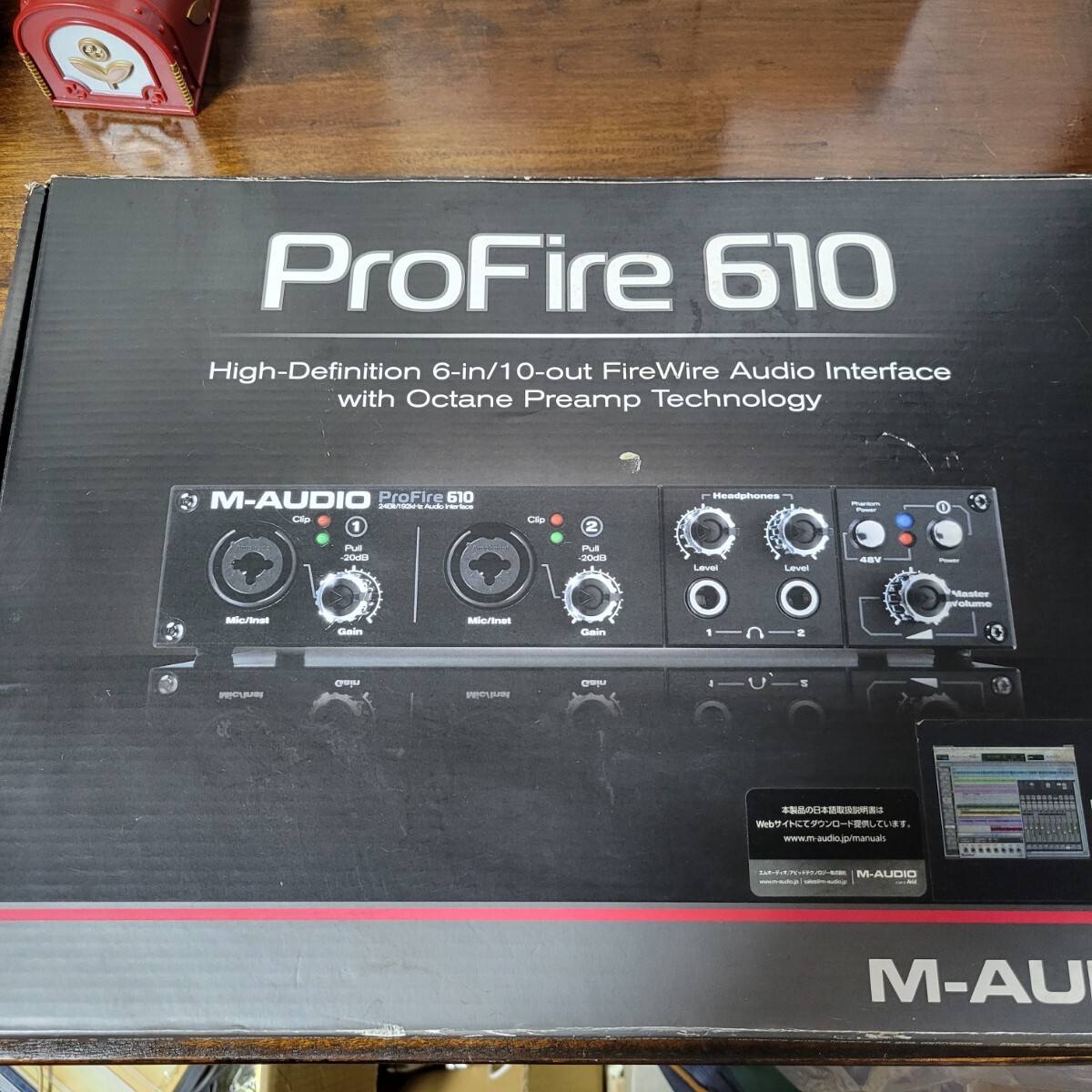 M-AUDIO ProFire 610 元箱付 FireWire オーディオインターフェース DTM 宅録