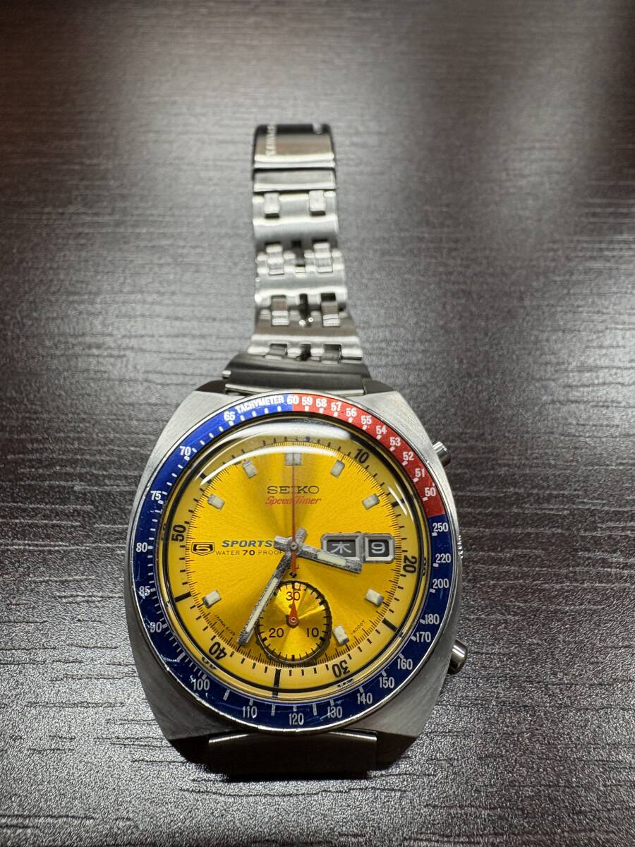 SEIKO ５スポーツ　スピードタイマー　6139-6000 ポーグ　自動巻　PEPSI　1969年製
