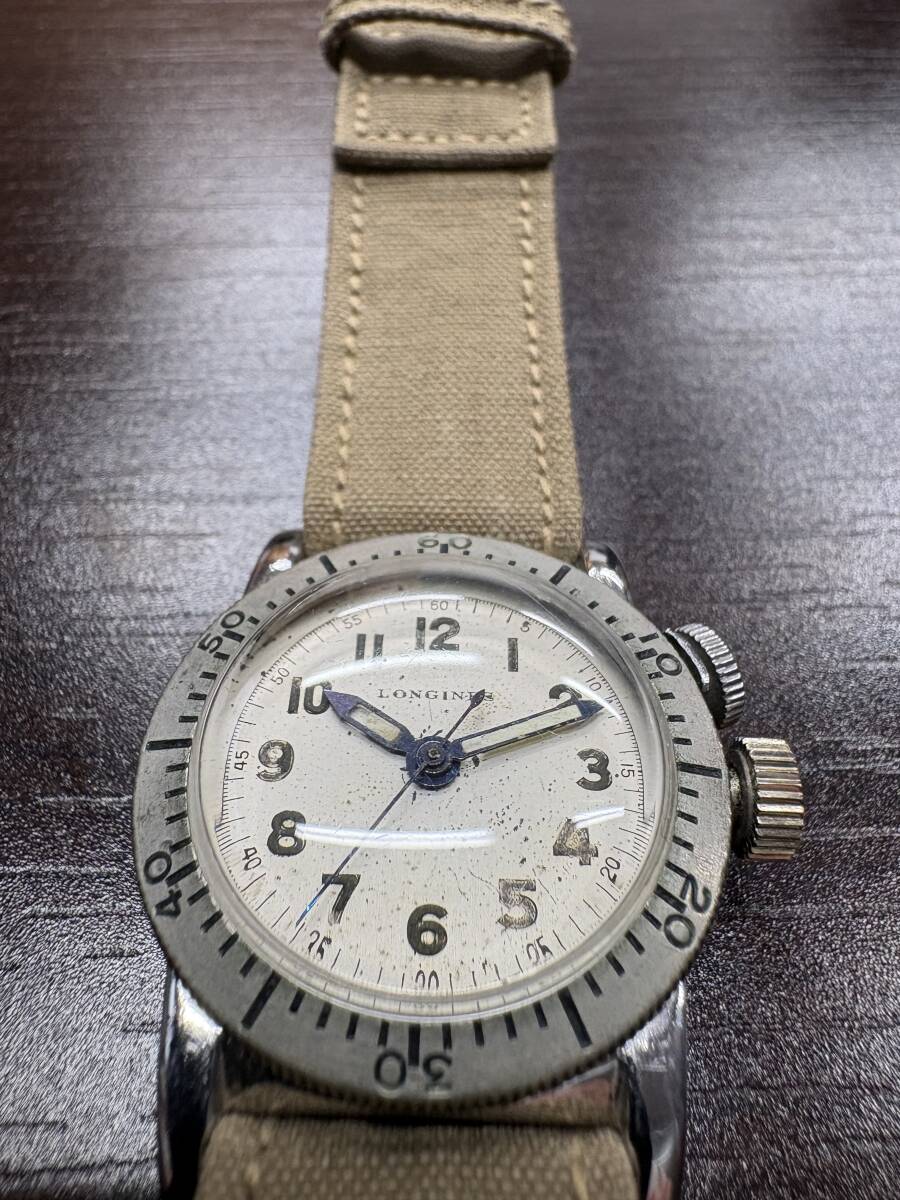 売り切り！　貴重！LONGINES ロンジン　ウィームス　ミリタリー　パイロットウォッチ　手巻き　Cal.10L