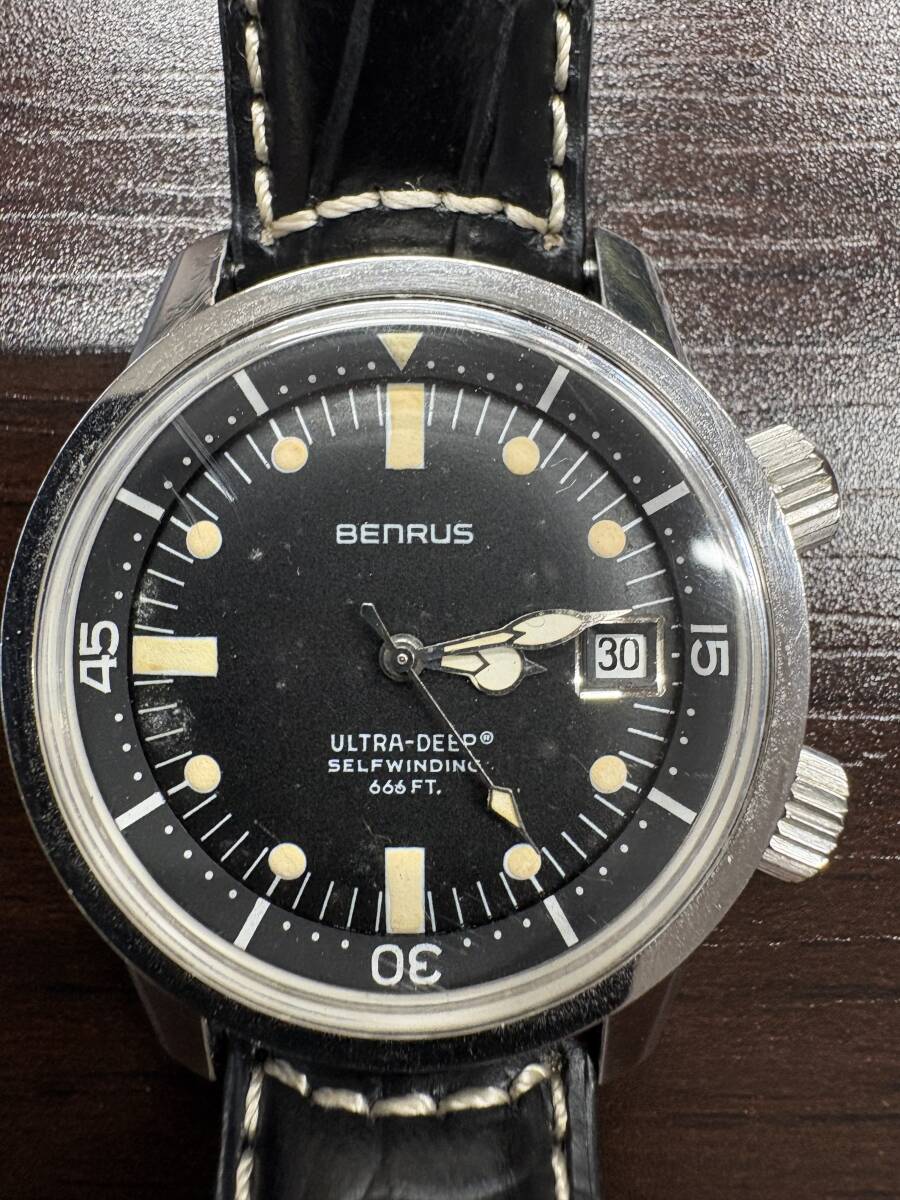 完全売切！超貴重！BENRUS ベンラス　ウルトラディープULTRADEEP Ref.6089 スーパーコンプレッサーケース　インナーベゼル　ダイバース