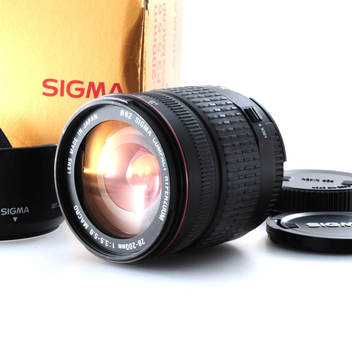 【シグマ】SIGMA COMPACT HYPERZOOM 28-200mm F3.5-5.6 MACRO NikonFマウント #T206