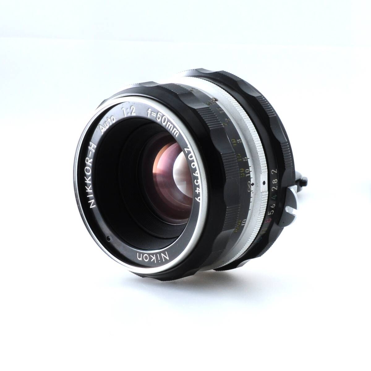 【ニコン】NIKON NIKKOR-H Auto 50mm F2 バブルケース付 #T208