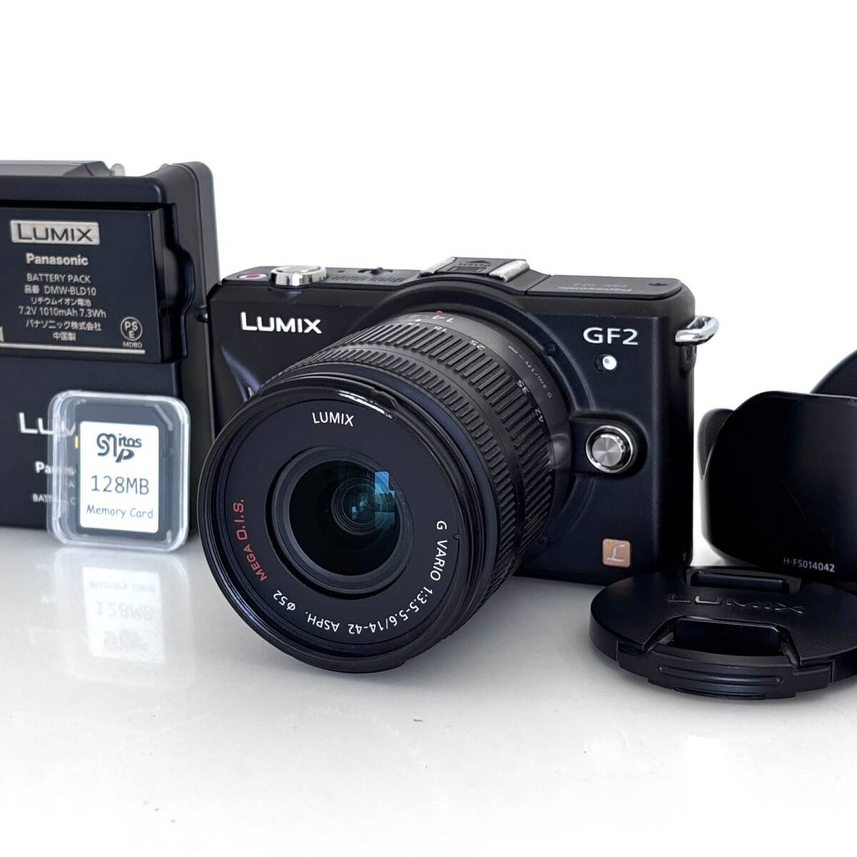 8月限定1千円引き中（17,999円⇒16,999円）【パナソニック】Panasonic LUMIX DMC-GF2 ミラーレス G VARIO 14-42mm F3.5-5.6 ASPH. #T264