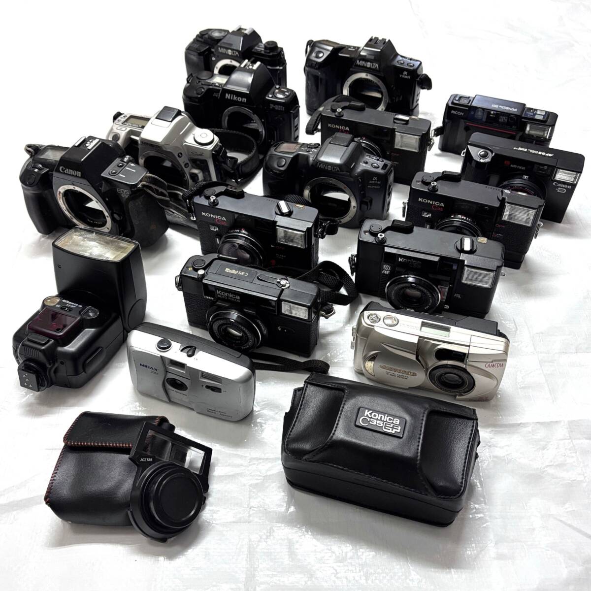 お値下げいたします 【まとめ】Canon 他 フィルムカメラ 一眼レフ コンパクトカメラ 15台セット #T624