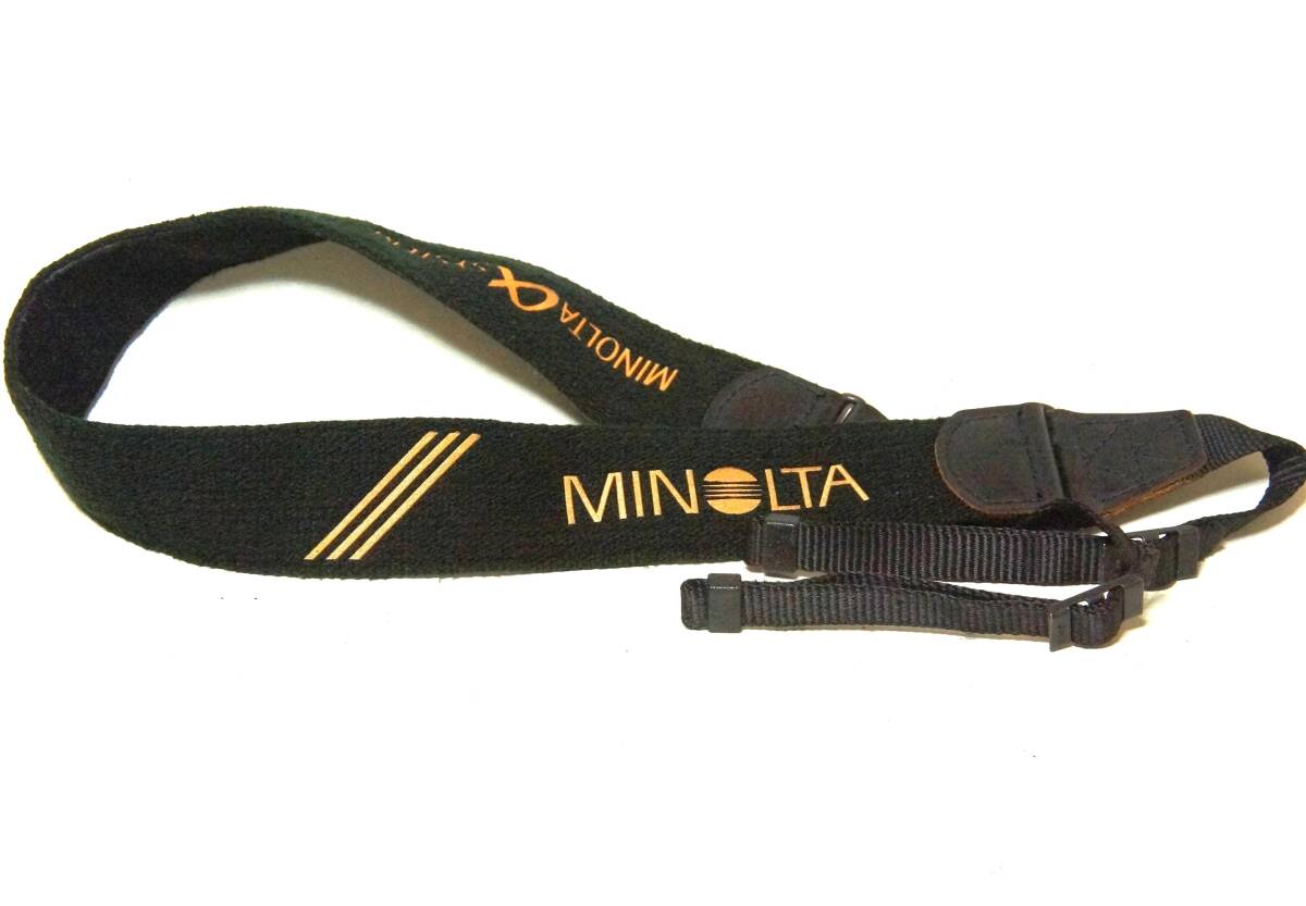 MINOLTA 純正ストラップ αシステム黒 【レアもの】　