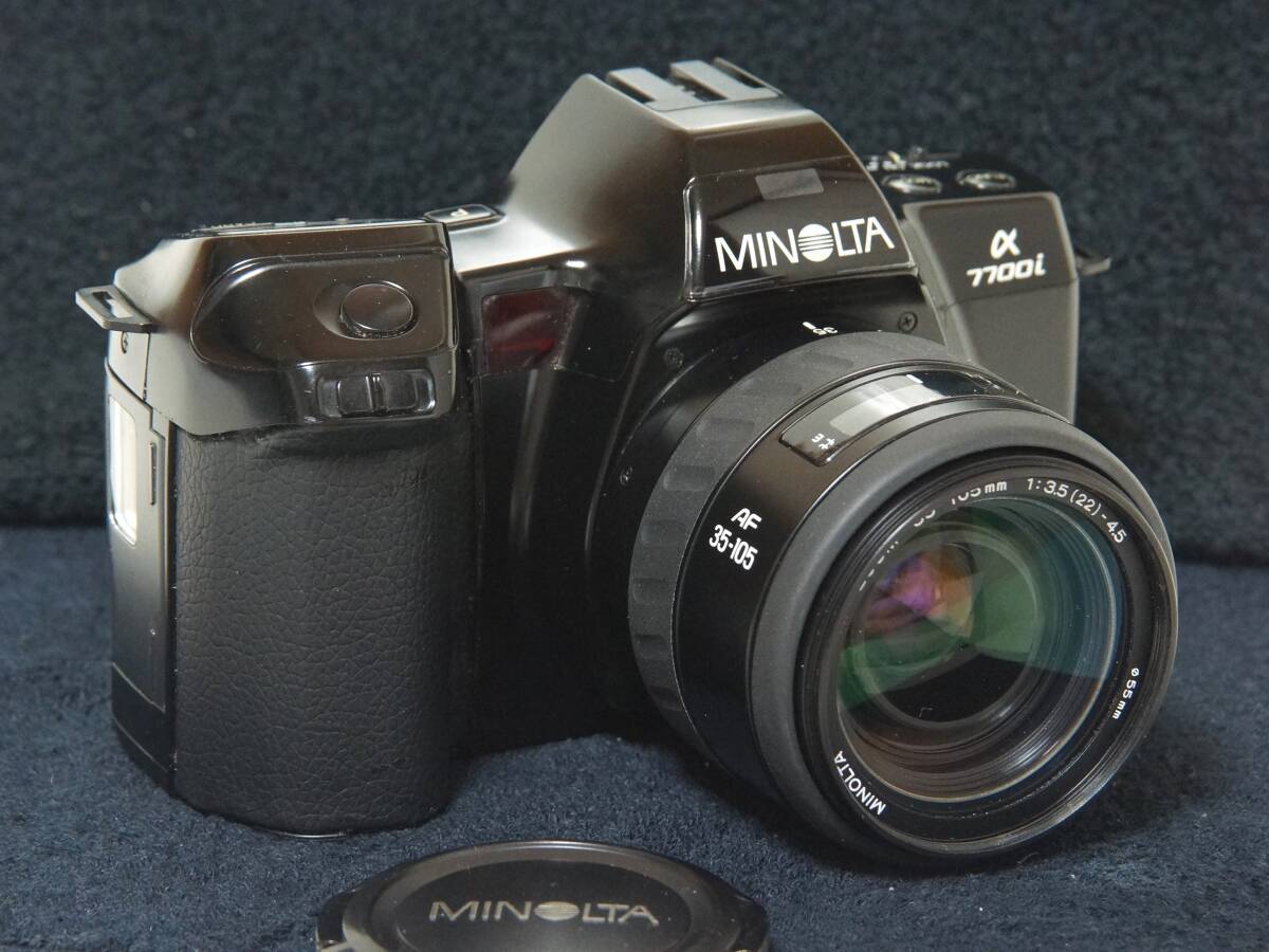MINOLTA α7700i AF ZOOM 35-105mmF3.5 標準ズームレンズセット【Operation Confirmed・動作確認済】