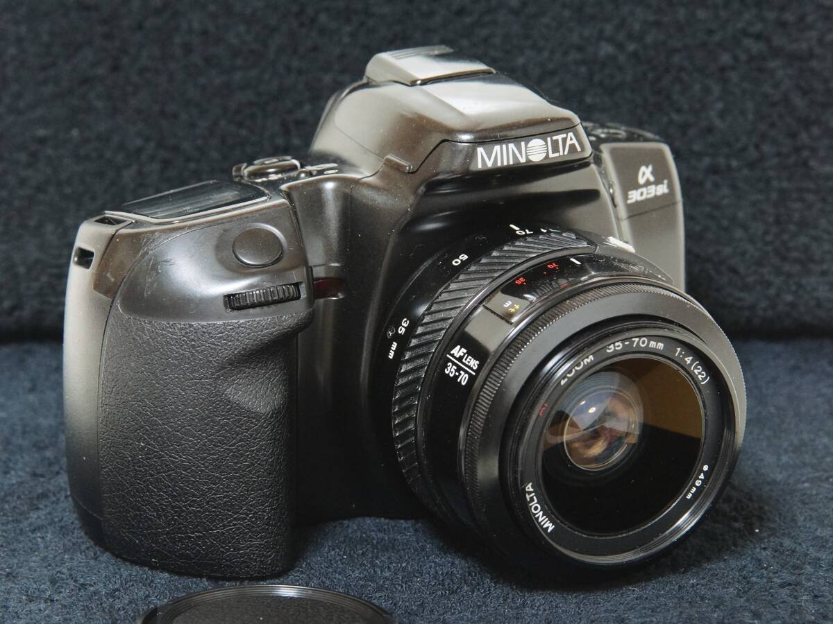 MINOLTA α303Si　AF ZOOM35-70mmF4 標準ズームレンズ付きセット【Operation Confirmed・動作確認済】