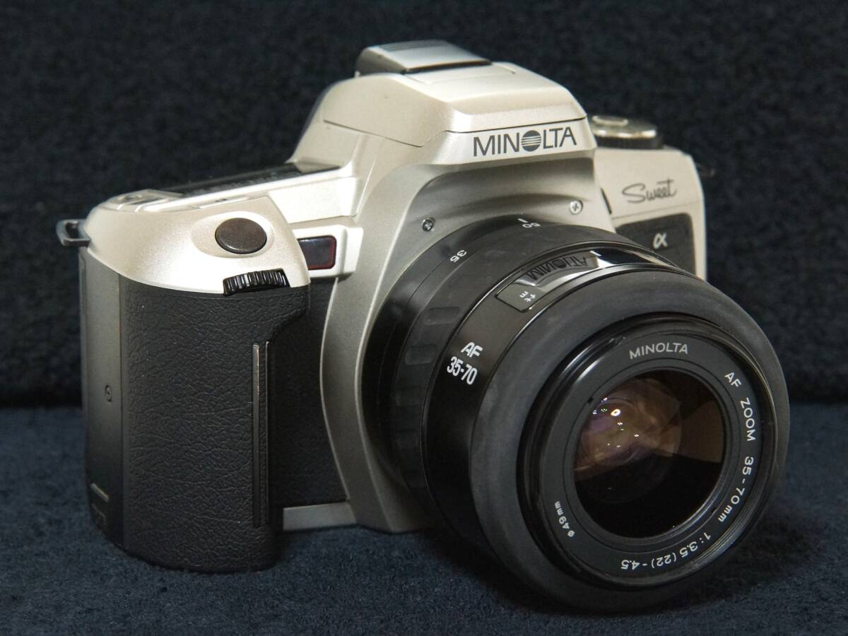 MINOLTA αSweet　AF ZOOM 35-70mmF3.5－4.5 標準ズームレンズ付きセット【Operation Confirmed・動作確認済】