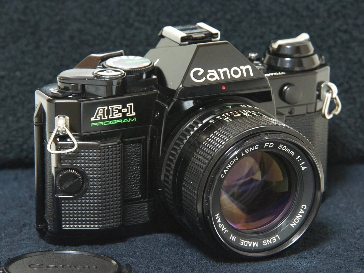 Canon AE-1P NewFD50mmF1.4 標準レンズセット 【Operation Confirmed・動作確認済み】