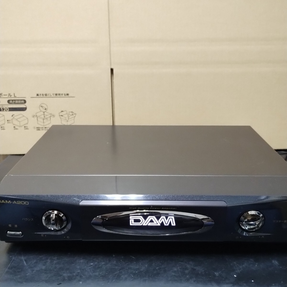 SFZ62 第一興商　DAM ダム　パワーアンプ　DAM-A200 中古 点検動作品