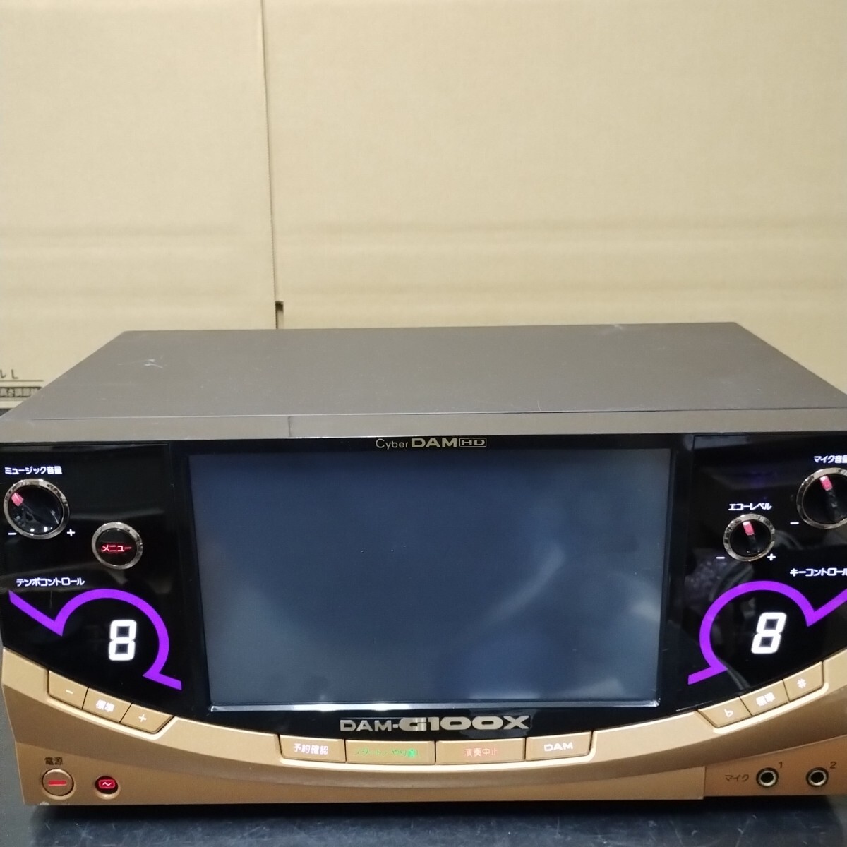 SFZ11 訳あり 業務用 第一興商　DAM コントローラー　DAM-G100X 中古 点検動作品 ハードディスク無し 映像/音声/電源故障などに